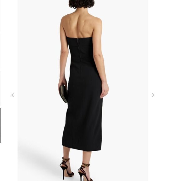 NWT Nicholas Sabi Bustier Midi Dress, black, sz 2 - Picture 2 of 8